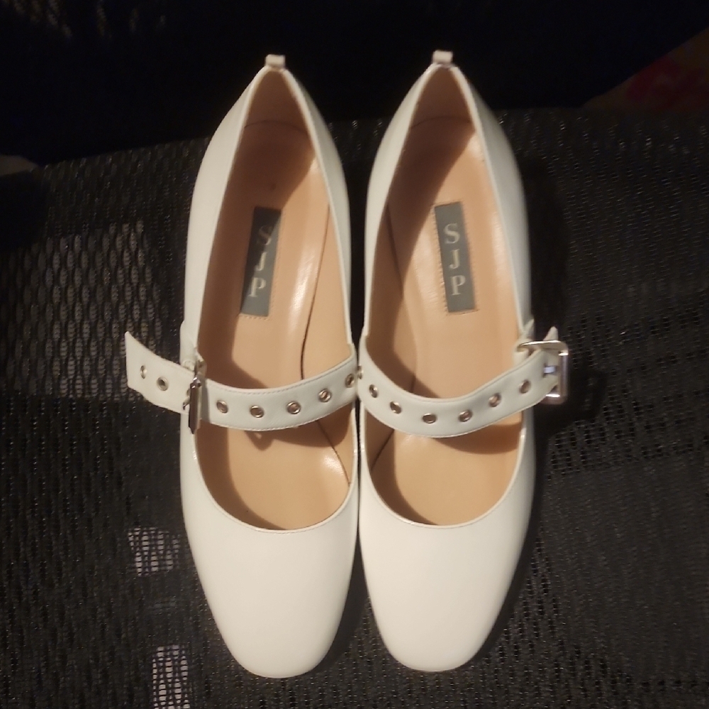 SJP Pratt Blanc By Sarah Jessica Parker Size 36 1/2 - Picture 3 of 9